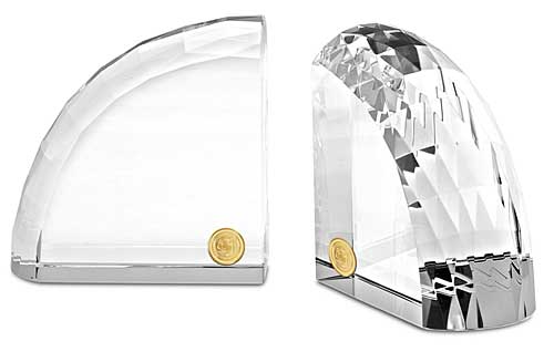 Crystal Bookends